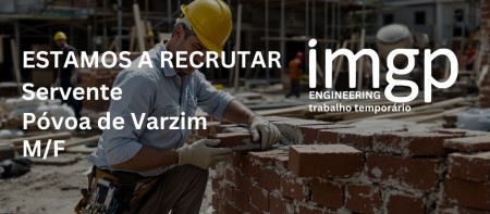 Servente (M/F) &mdash; La&uacute;ndos, P&oacute;voa de Varzim