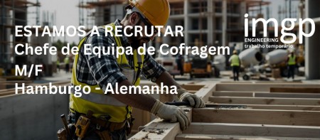 Chefe de Equipa de Cofragem (M/F) - Hamburgo, Alemanha