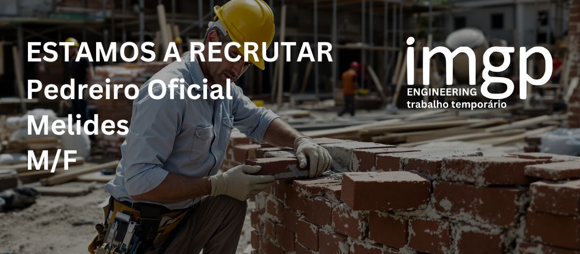 Pedreiro Oficial (M/F) — Melides