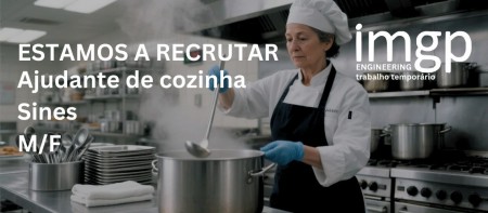 Ajudante de Cozinha (M/F) &mdash; Sines