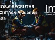 Eletricistas e Ajudantes de Eletricistas (M/F)