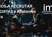 Ajudante de Eletricista (M/F)