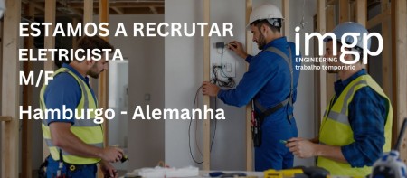 Eletricista (M/F) - Hamburgo, Alemanha
