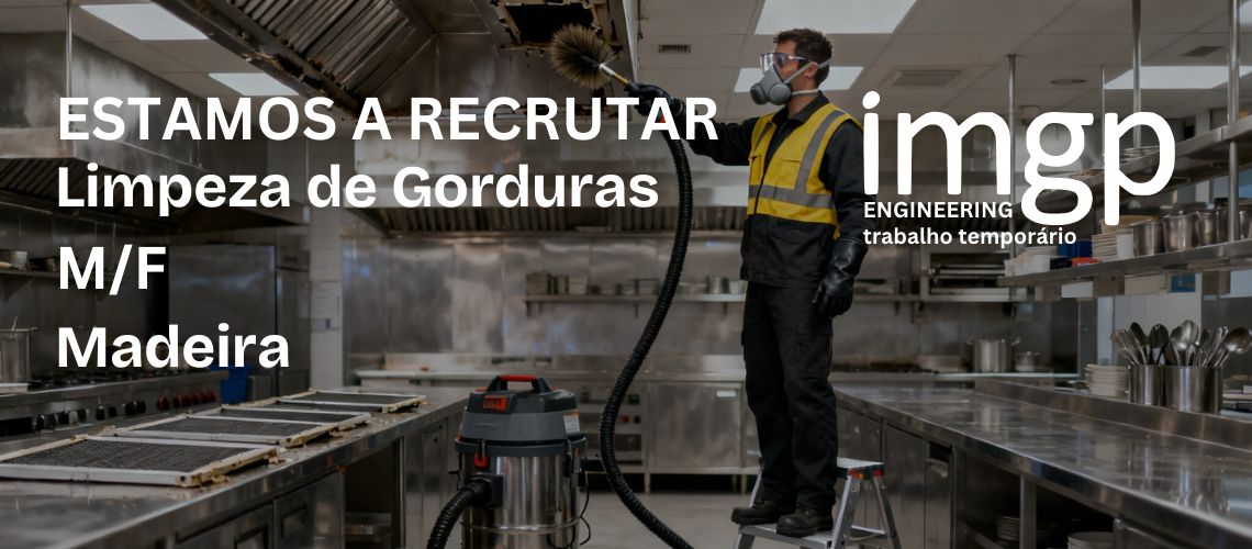 Técnico de Limpeza de Condutas (M/F) — Funchal, Ilha da Madeira