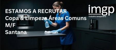 Copa (M/F) &amp; Limpeza de &Aacute;reas Comuns (M/F) &mdash; Santana, Ilha da Madeira