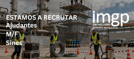 Ajudantes (M/F) &mdash; Paragem da Galp, Sines