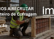 Carpinteiro de Cofragem (M/F) — Famalicão