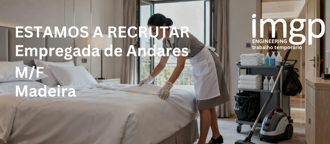 Empregada de Andares (M/F) — Funchal, Ilha da Madeira