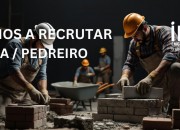 Trolha / Pedreiro (M/F)