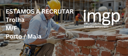 Pedreiros (M/F) &mdash; Porto / Maia