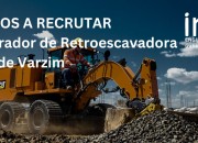 Manobradores de Máquinas – Retroescavadora (M/F)