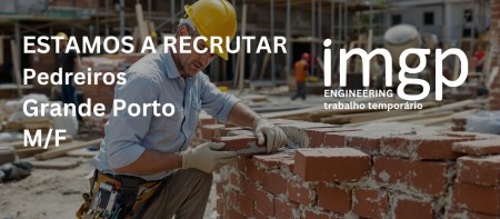 Pedreiros (M/F) &mdash; Grande Porto