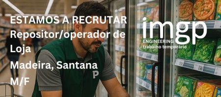 Repositor de Loja (M/F) &mdash; Santana, Ilha da Madeira