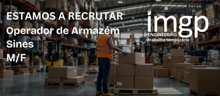 Operador de Armaz&eacute;m (M/F) &mdash; Repsol, Sines