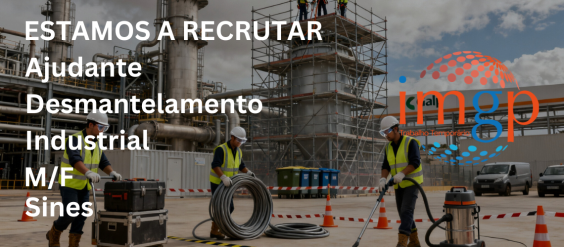 Ajudante de Desmantelamento Industrial (M/F) &mdash; Sines
