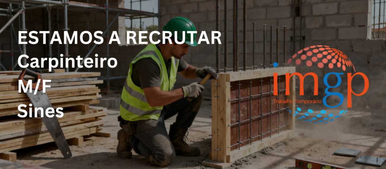 Carpinteiro (M/F) — Sines