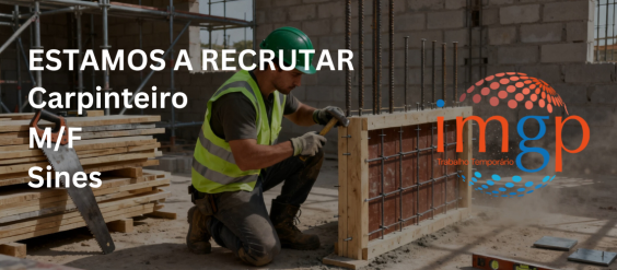 Carpinteiro (M/F) &mdash; Sines