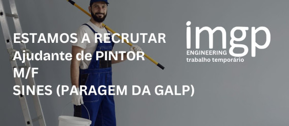 Ajudante de Pintor (M/F) — Paragem Galp, Sines