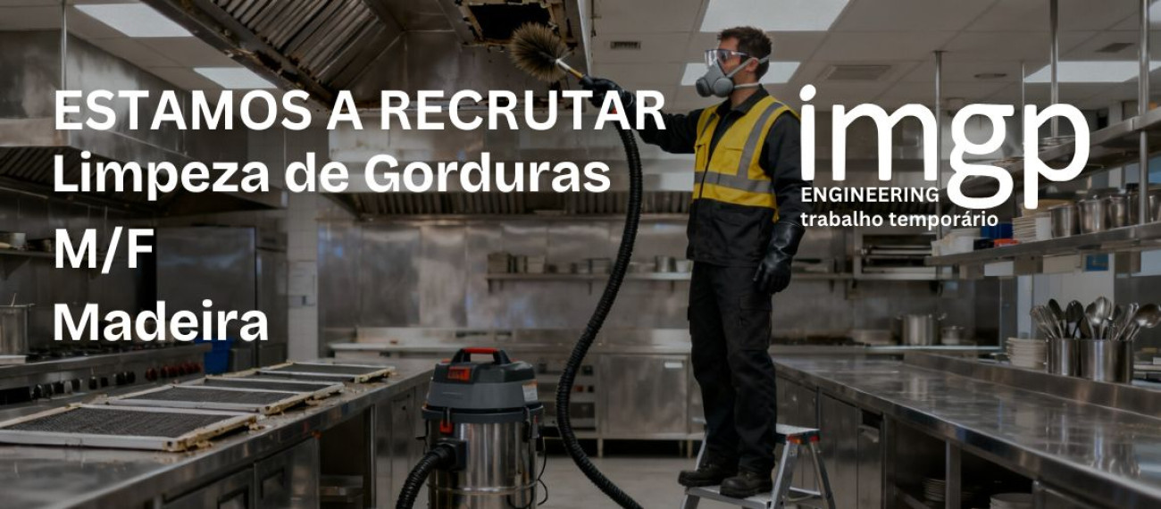 Técnico de Limpeza de Condutas (M/F) — Funchal, Ilha da Madeira