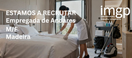 Empregada de Andares (M/F) — Funchal, Ilha da Madeira