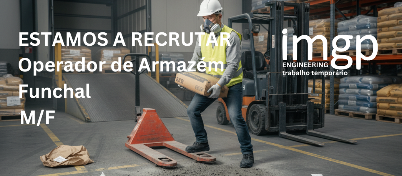 Operador de Armazém, Cargas e Descargas (M/F) — Funchal, Ilha da Madeira