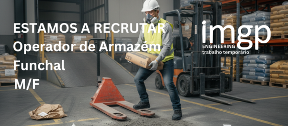 Operador de Armazém, Cargas e Descargas (M/F) — Funchal, Ilha da Madeira
