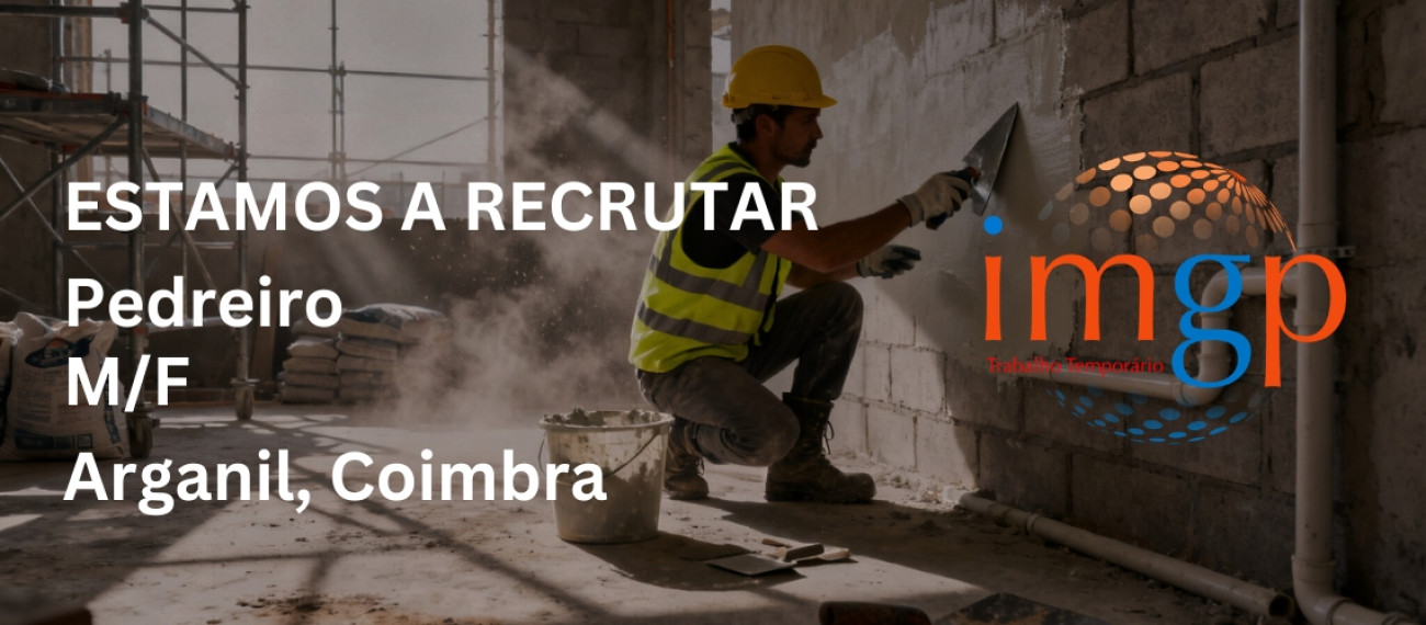 Pedreiro (M/F) — Arganil (Coimbra)