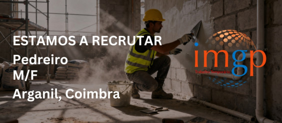 Pedreiro (M/F) &mdash; Arganil (Coimbra)
