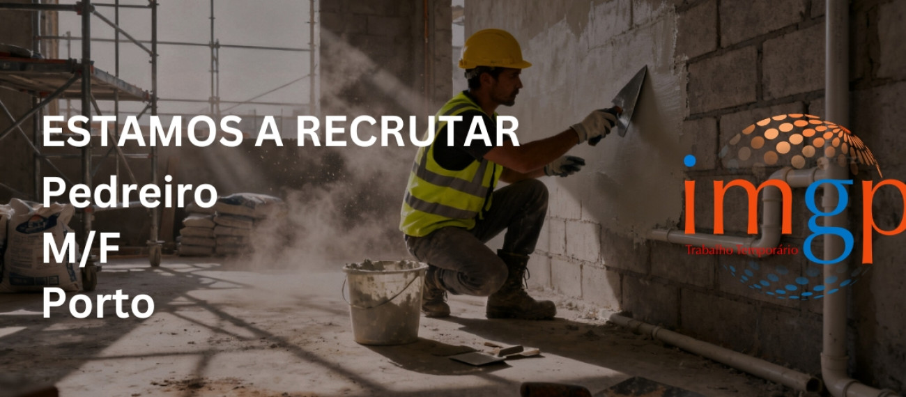 Pedreiros (m/f) — Porto