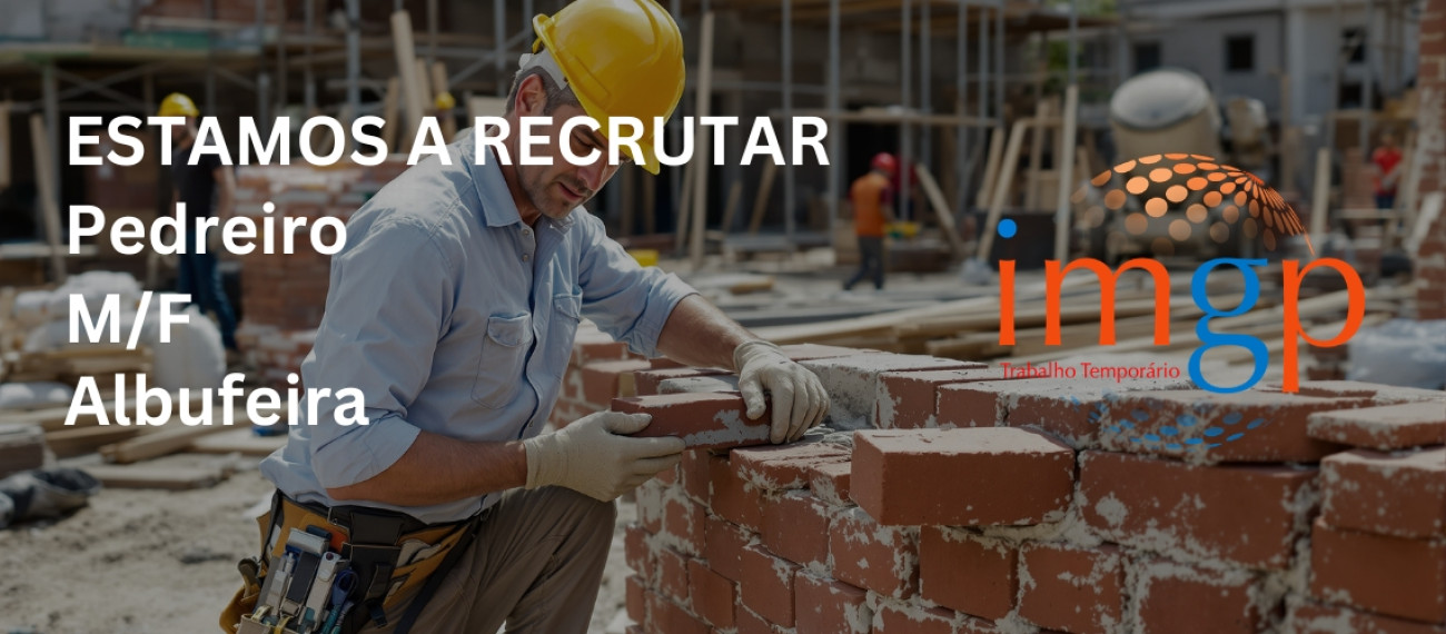 Pedreiro (M/F) — Albufeira