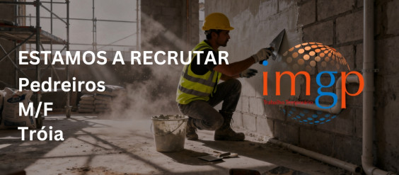 Pedreiro (M/F) &mdash; Tr&oacute;ia
