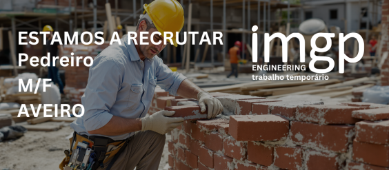 Pedreiros (M/F) — Aveiro