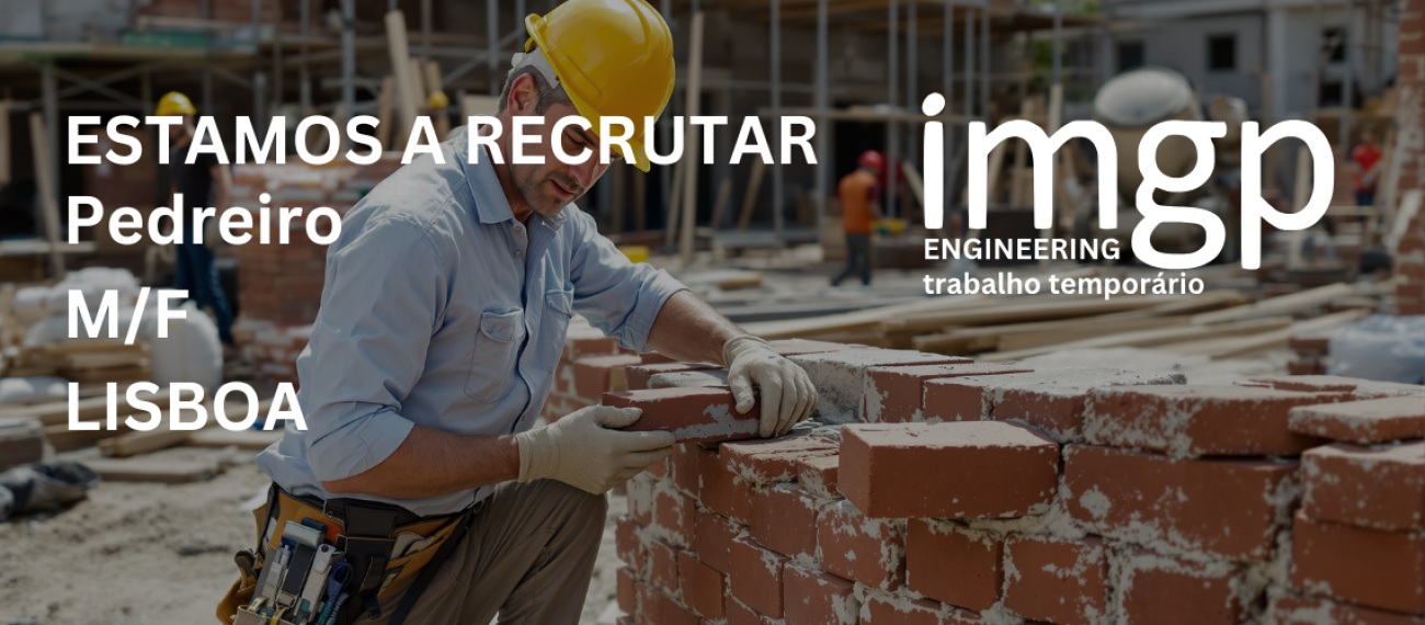 Pedreiro com Carta de Condução (M/F) — Lisboa