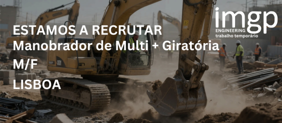 Manobrador Multifunções (M/F) — Lisboa