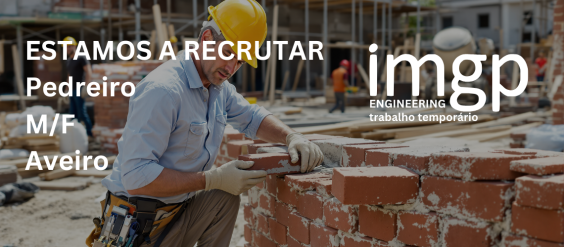 Pedreiros (M/F) — Aveiro