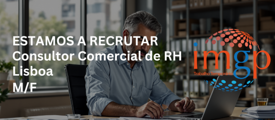 Consultor Comercial de RH (M/F) &mdash; Lisboa
