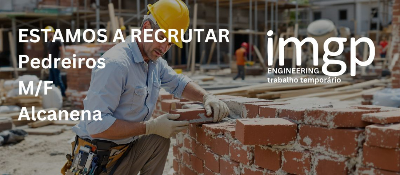 Pedreiro (M/F) — Alcanena