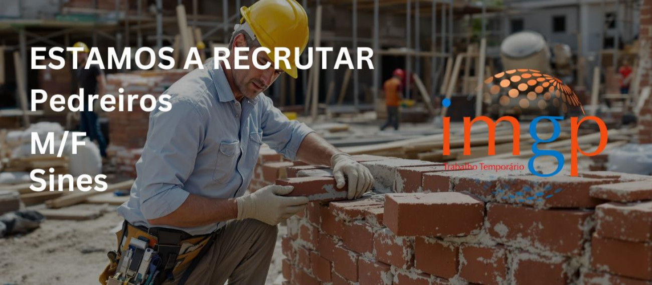 Pedreiro (M/F) — Sines
