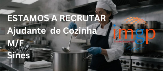 Ajudante de Cozinha (M/F) &mdash; Sines
