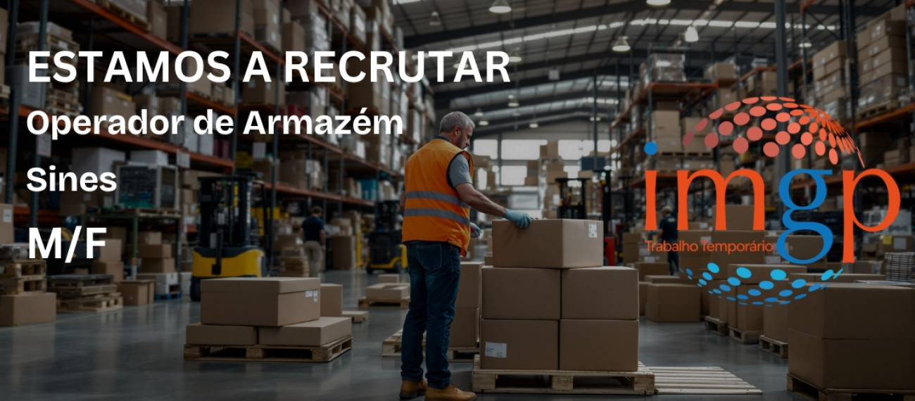 Operador de Armazém (M/F) — Sines