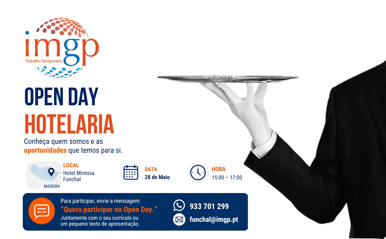 Open Day Hotelaria em Funchal