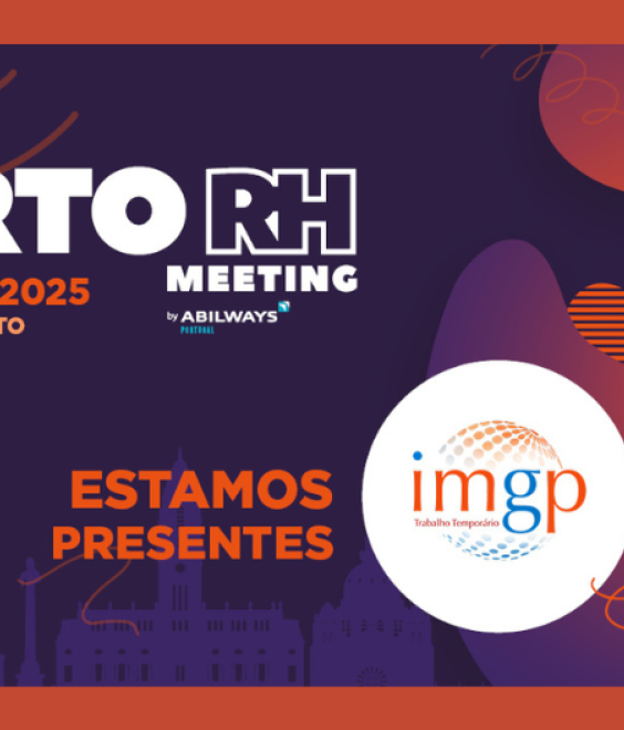 IMGP Patrocinador Oficial Porto RH Meeting 2025 | Liderança em Trabalho Temporário